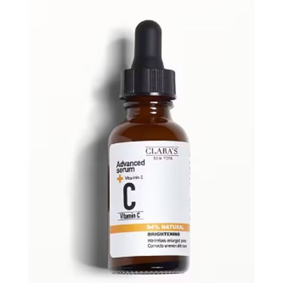 CLARA'S NEW YORK Brightening Vitamin C Facial Serum New Full Size - Picture 1 of 3